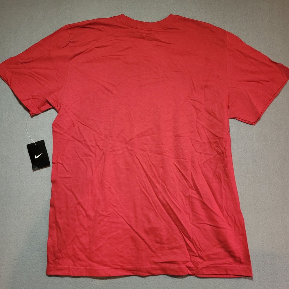 Nike Mens Red Basketball Net Scissors Graphic T-Shirt XL Standard Fit New - Picture 2 of 5